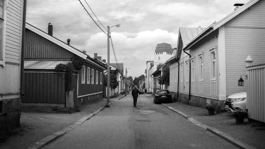Finish streets in Jakobstad